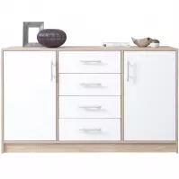 Komoód Smart SRK1 sonoma tölgy / fehér