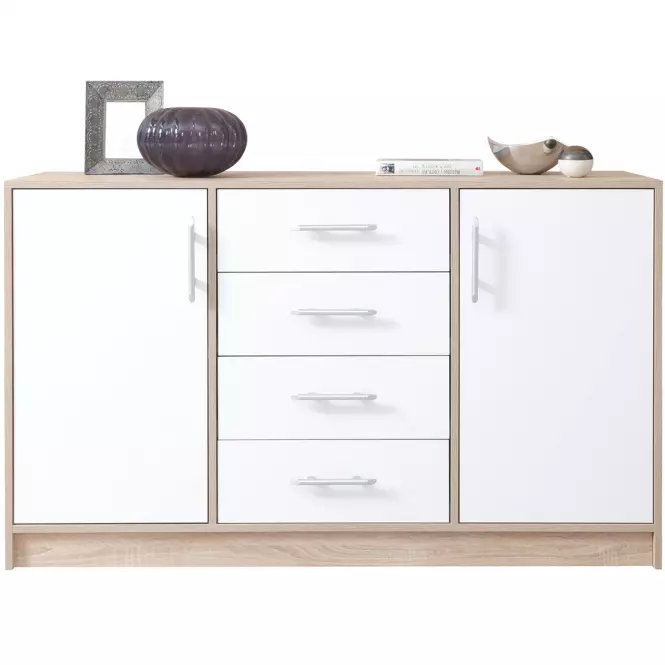 Komoód Smart SRK1 sonoma tölgy / fehér