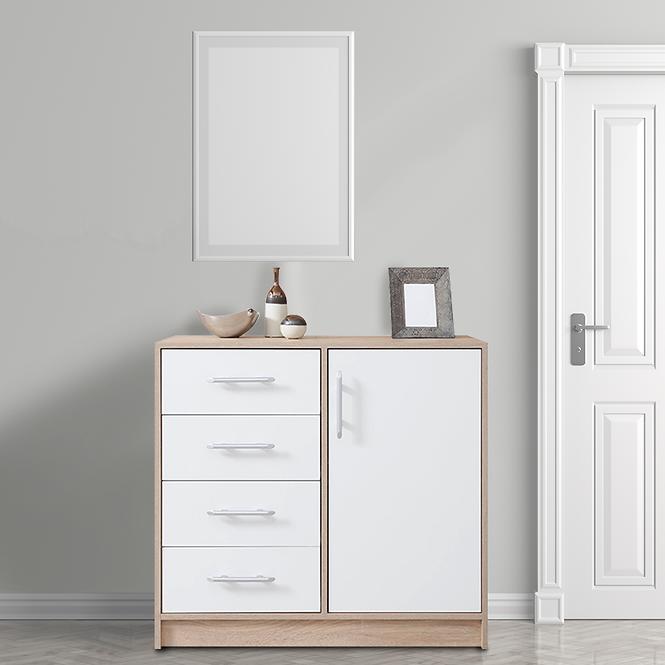 Komoód Smart SRK2 sonoma tölgy / fehér