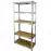 Fém polc STABIL175 II horganyzott 180x90x40cm - 5 polc/175kg