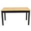 Asztal St30 Jarek 120x70+40 wotan tölgy / fekete