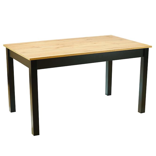 Asztal St30 Jarek 160x80+40 wotan tölgy / fekete,2