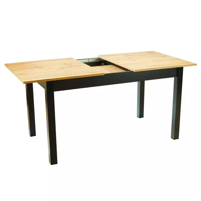 Asztal St30 Jarek 160x80+40 wotan tölgy / fekete,3