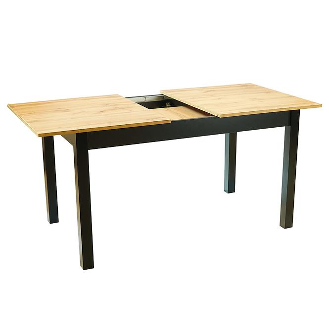 Asztal St30 Jarek 160x80+40 wotan tölgy / fekete,3