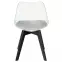 Szék Camila átlátszó/fekete ülés/fekete lábak,4