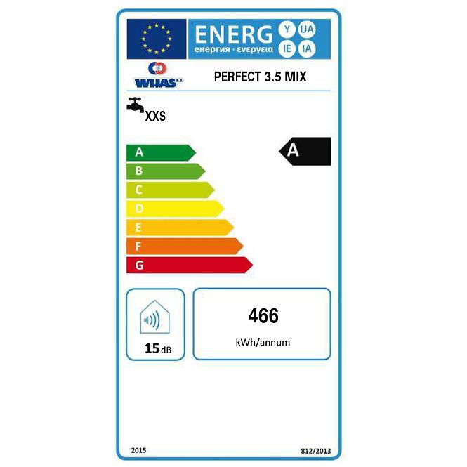 Elektromos vízmelegítő 3,5 kW Perfect 210 mm,4
