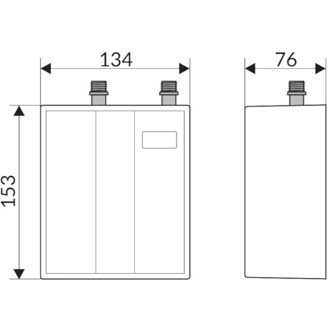 Elektromos nyomású vízmelegítő 3,5 kW Perfect,2