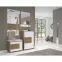 Komód Stela Cpl1 Tobacco Oak/Crystal White,8