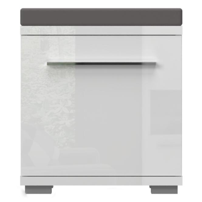 Cipősszekrény Piano K1 Fehér fényes