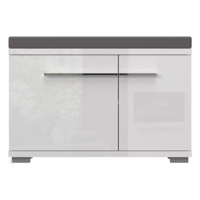 Cipősszekrény Piano K2 Fehér fényes,2