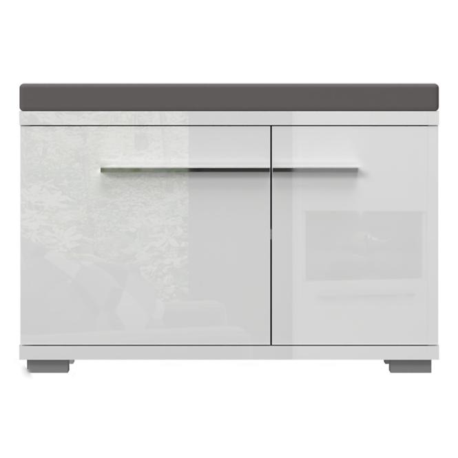 Cipősszekrény Piano K2 Fehér fényes,2