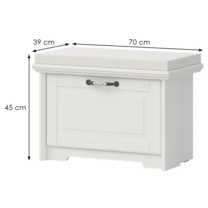 Cipősszekrény Evergreen Eg-K1 Ivory,2
