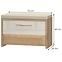 Cipősszekrény Gala K1 Pacific Walnut/Beige,2