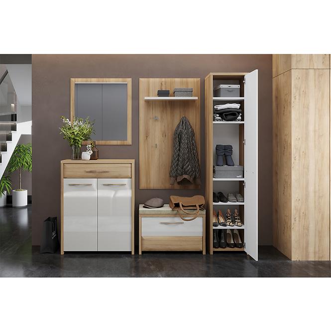 Szekrény 1d Gala V1 Pacific Walnut/Beige