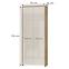 Szekrény 2d Gala V2 Pacific Walnut/Beige,2
