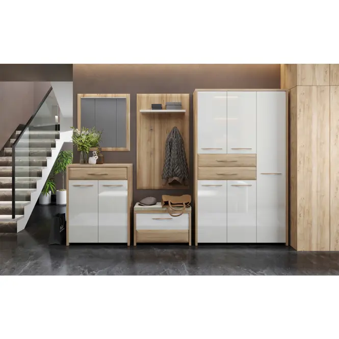 Szekrény 2d Gala V2 Pacific Walnut/Beige,6