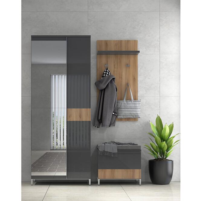 Szekrény 2d Onyx V2 Pacific Walnut/Anthracite,8