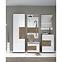 Szekrény 1d Stela V1 Tobacco Oak/Crystal White,4