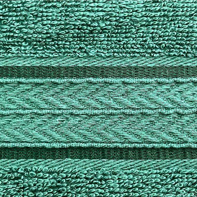 Törölköző frottír 70x140 sötétzöld,4