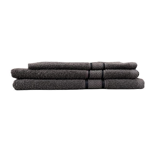 Törölköző frottír 50x100 szürke,6