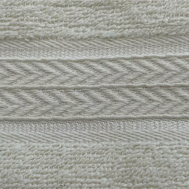 Törölköző frottír  50x100 tejszínes,4