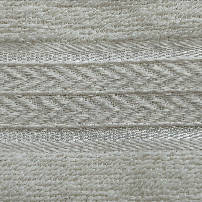 Törölköző frottír  50x100 tejszínes,4