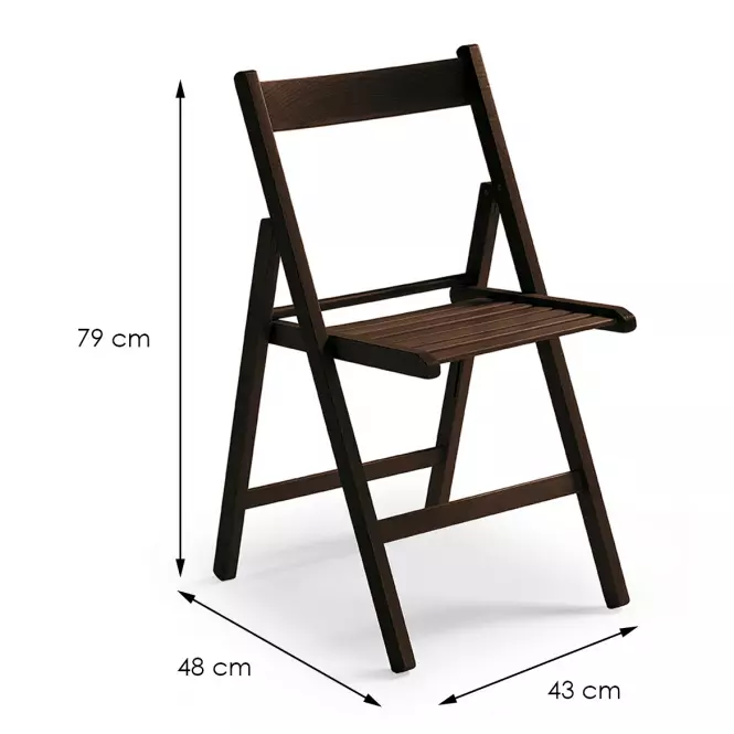 Szék Libro 43X48X79 wenge