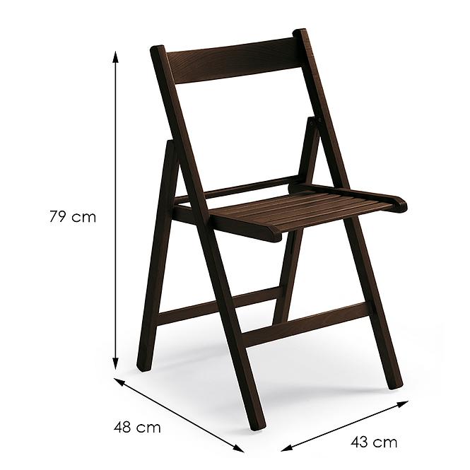 Szék Libro 43X48X79 wenge,2