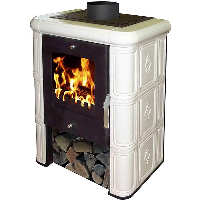 Kandallókályha Picobello II drab 6kw,2