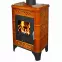 Kandallókályha Belluno II goldbrown 6kw,2