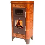 Kandallókályha Bologna II goldbrown 6kw