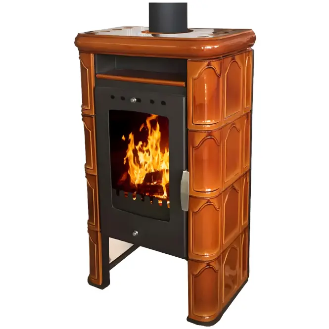 Kandallókályha Bergamo II goldbrown 7kw