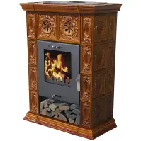 Kandallókályha Weimar II goldbrown 7 kw