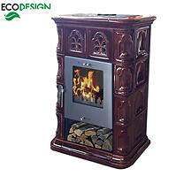 Kandallókályha Jena II coffebrown 7 kw