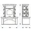 Kandallókályha Bremen II butter-coffebrown 7 kw,2