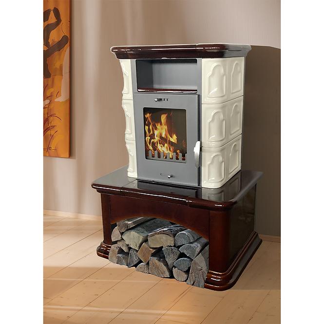 Kandallókályha Bremen II butter-coffebrown 7 kw