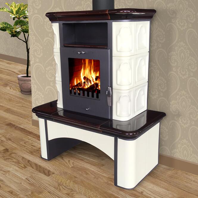 Kandallókályha Bremen II butter-coffebrown 7 kw