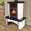 Kandallókályha Bremen II butter-coffebrown 7 kw,4