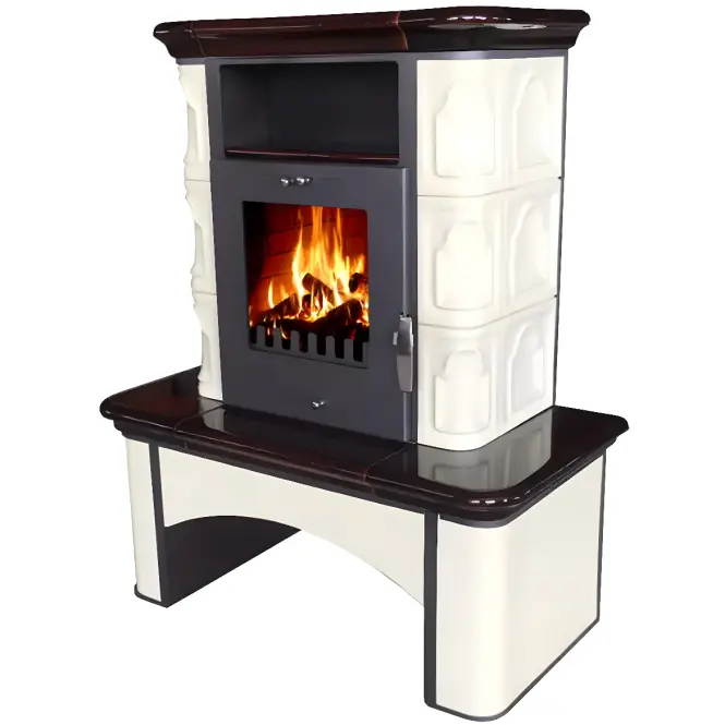 Kandallókályha Bremen II butter-coffebrown 7 kw