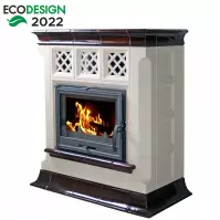 Kandallókályha Veneto drab-coffebrown 9 kw