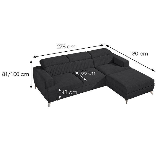 Sarokgarnitúra szett Primo P Chill Me 1,3