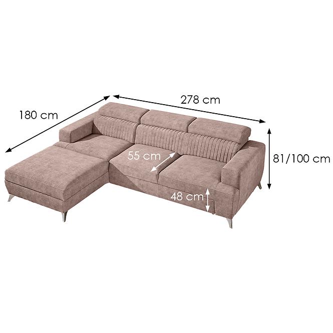 Sarokgarnitúra szett Primo L Chill Me 14,3