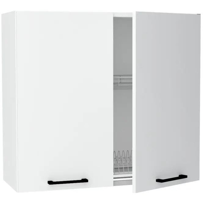 Konyhaszekrény Max W80su Alu fehér