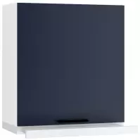 Konyhaszekrény Max W60/68 Slim Pl kapucni ezüst sötétkék