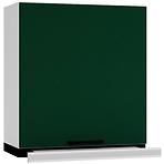 Konyhaszekrény Max W60/68 Slim Pl kapucni ezüst zöld