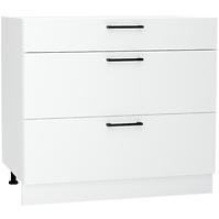 Konyhaszekrény Max D90pc S/3 fehér