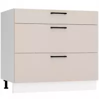 Konyhaszekrény Max D90pc S/3 világos bézs