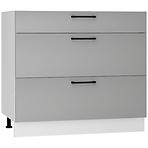 Konyhaszekrény Max D90pc S/3 Granit