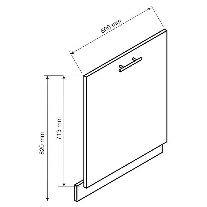 Konyhaszekrény alsórész Max 60pz Granit,2