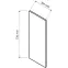 Oldalsó panel Max 720x304 Granit,2